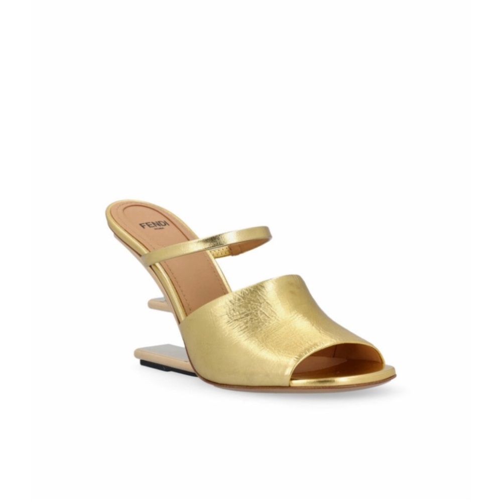 NEW FENDI FIRST GOLD sandals sz 37 (7) $1500